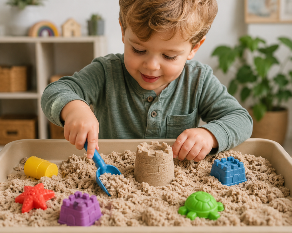 toddler playing with sensory toys toddler playing with sensory toys
