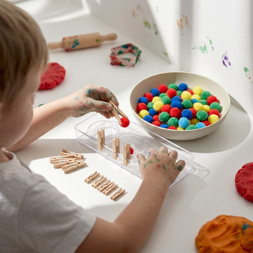 playing-with-small-clothespins