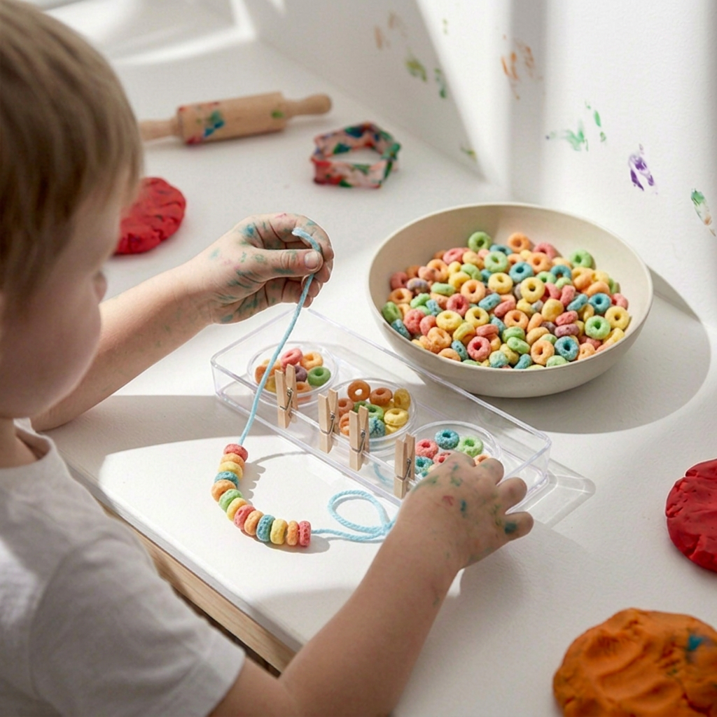 stringing-cereal-necklaces