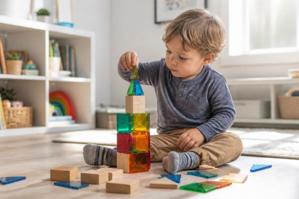 Easy STEM activities for toddlers through hands-on play